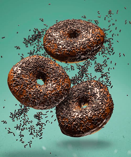 Imagen del Platillo: Paquete de 3 donas de Chocolate