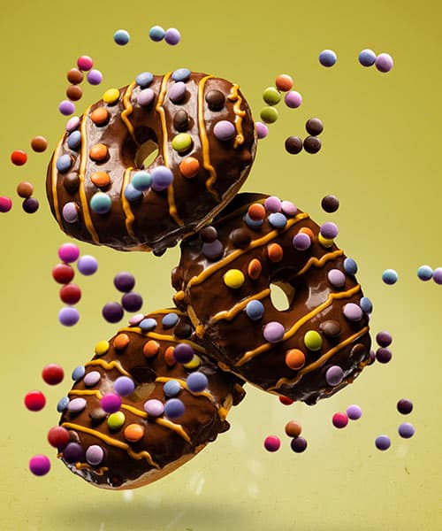 Imagen del Platillo: Paquete de 3 donas de Chocolate 